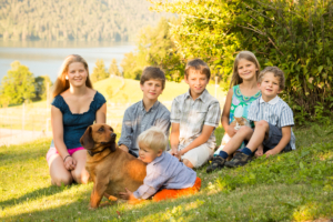 Kinder der Familie Domenig vom Sonnenhof - Raderhof am Weissensee